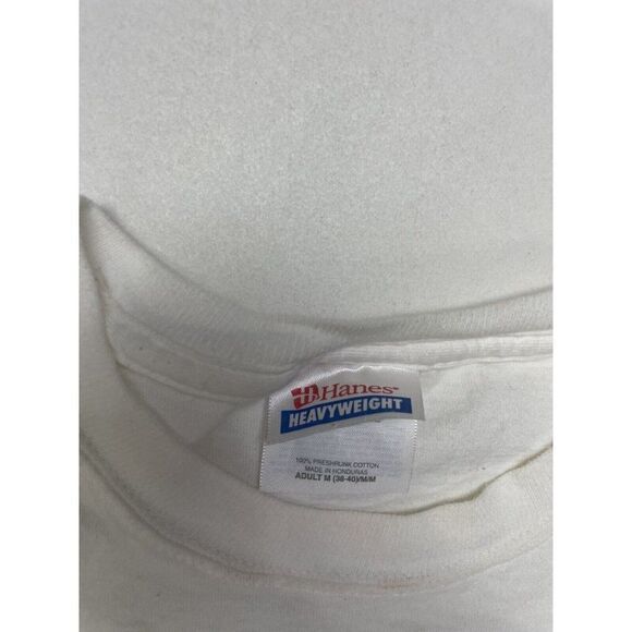 Man Diesel 48/60 CR Engine Graphic T-shirt Men Medium White Short Sleeve - Picture 10 of 11